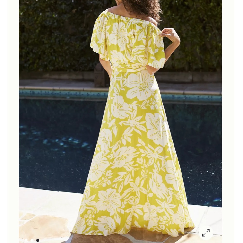 Anthropologie L Space Tropical Wrap Cover-Up Dress - Picture 3 of 6